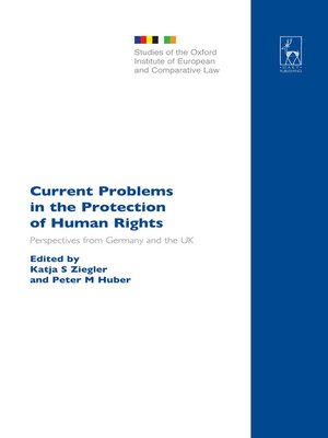 cover image of Current Problems in the Protection of Human Rights